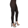 BROWN FULL LENGTH LEGGINGS WITH FRONT SEAM DETAIL- SIDE