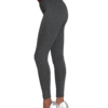 CHARCOAL LEGGINGS WITH FRONT SEAM DETAIL- SIDE