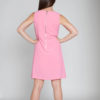 pink sheath dress- back
