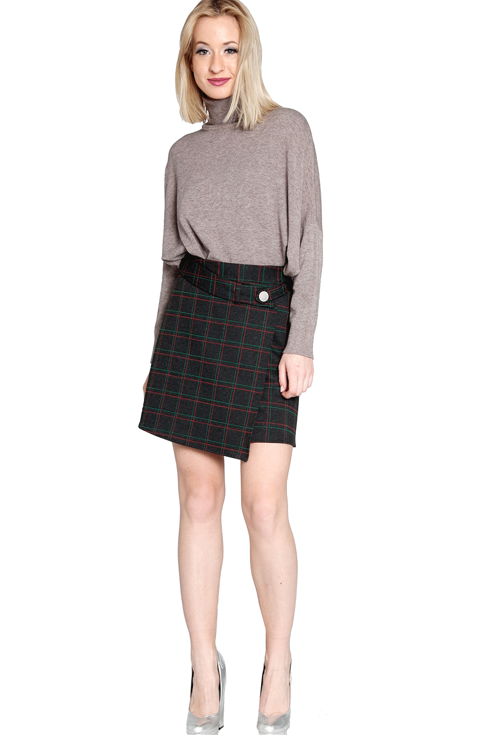 Plaid Layered Skirt – BARAMI