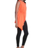 coral sleeveless top- side