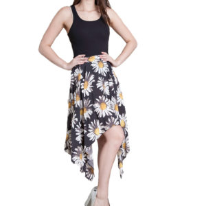 printed floral skirt- front