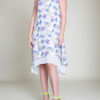BLUE PRINTED DRESS- FRONT
