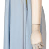 blue cross back dress- side