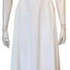 white cross back dress- front