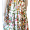 floral cross back dress- back