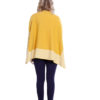 yellow striped sweater- back