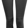 charcoal zip detail jeggings- front