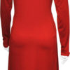 red belted tunic dress- back