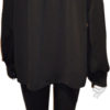 black high neck blouse- back