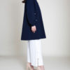 NAVY COLLARED JACKET- SIDE