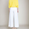 yellow slouch knit top- back