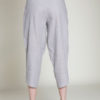 grey linen pants- back