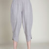 grey linen pants- front