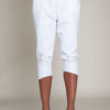 white cropped pants- front