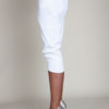 white cropped pants- side