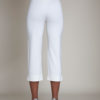 cropped foldover white pants- back