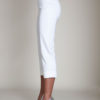 cropped foldover white pants- side