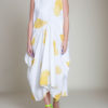 yellow printed dress- front
