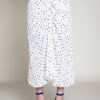 polka dot white skirt- front