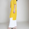 mustard yellow high low top- side