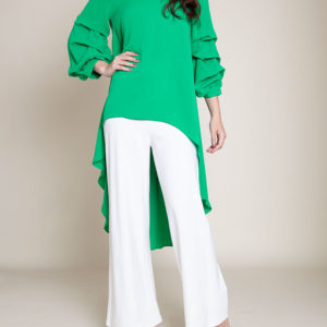 GREEN HIGH LOW TOP- FRONT
