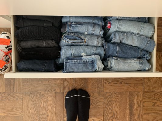 Organizing jeans in drawer new arrivals