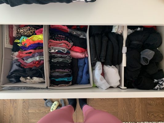 How to organise your underwear drawer