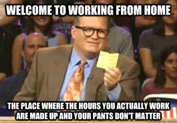 work from home WFH meme
