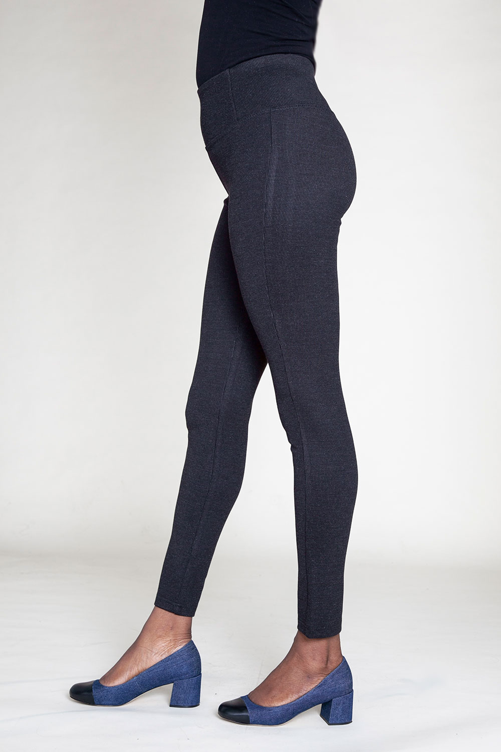 grey high waisted jeggings
