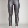 animal printed jeggings- front