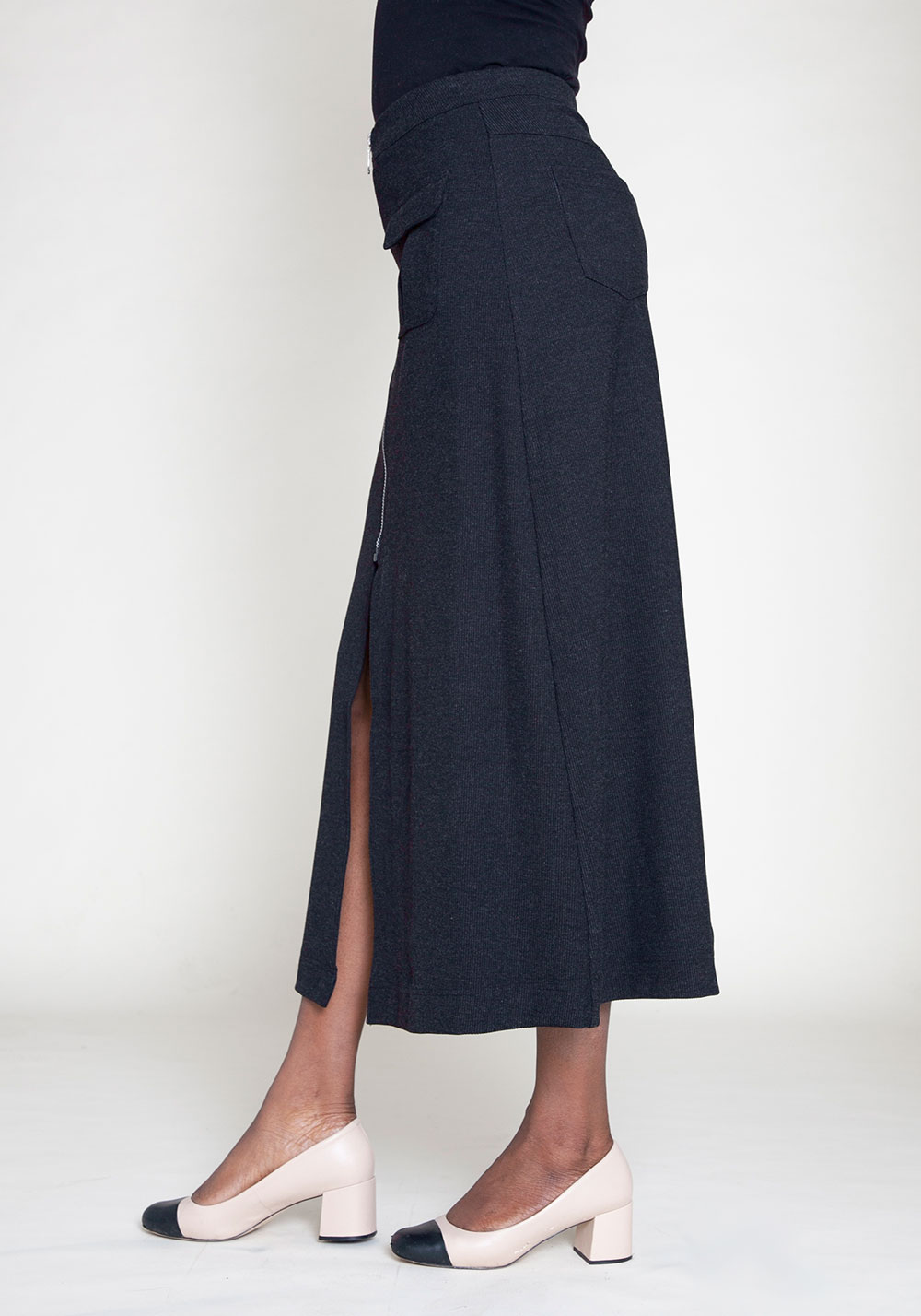 Half Zip Full Fashion Skirt – BARAMI