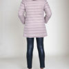REVERSIBLE FAUX FUR PUFFY TAUPE JACKET- BACK
