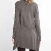 charcoal grey OSFA knit turtleneck sweater- back