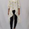 PUFF SLEEVE YELLOW DOT PRINTED BLOUSE- FRONT