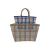 two in one woven summer beach bag