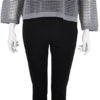 MESH INSERT CUT OUT GREY SWEATER