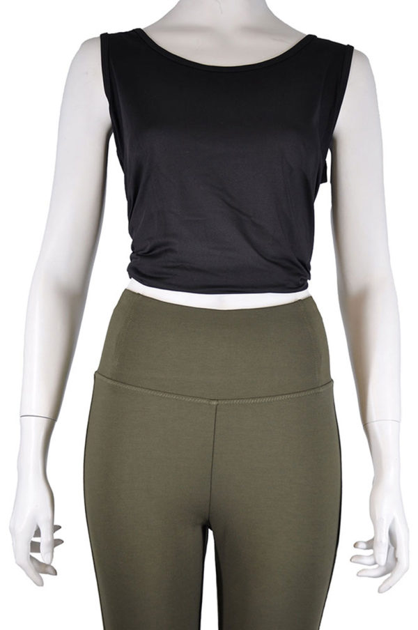 HIGH WAISTED OLIVE JEGGINGS