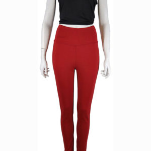 HIGH WAISTED RED JEGGINGS