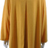 YELLOW LONG SLEEVE TOP WITH CONTRAST OPTIONAL SCARF