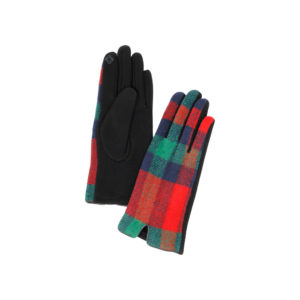 RED PLAID GLOVES