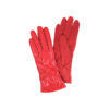 RED PUFFER FRONT WINTER GLOVES