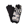 BLACK CAMO PRINTED KNIT GLOVES