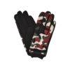 GREEN CAMO PRINTED KNIT GLOVES