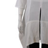 OFF WHITE OVERSIZED OPEN FRONT TUNIC